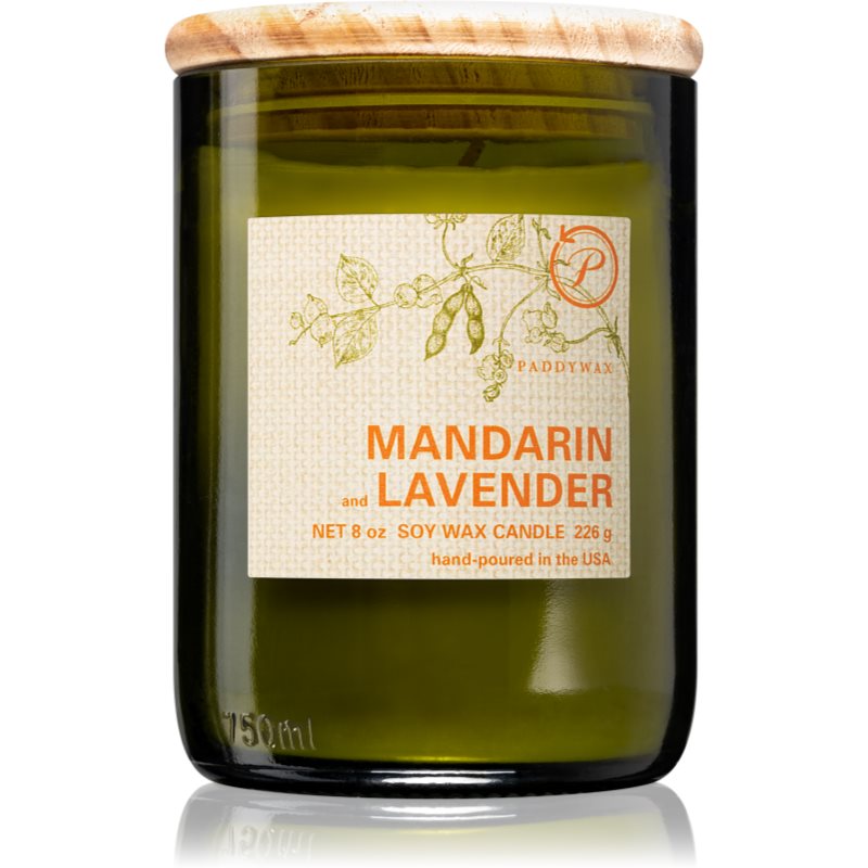 Paddywax Eco Green Mandarin & Lavender vonná svíčka 226 g