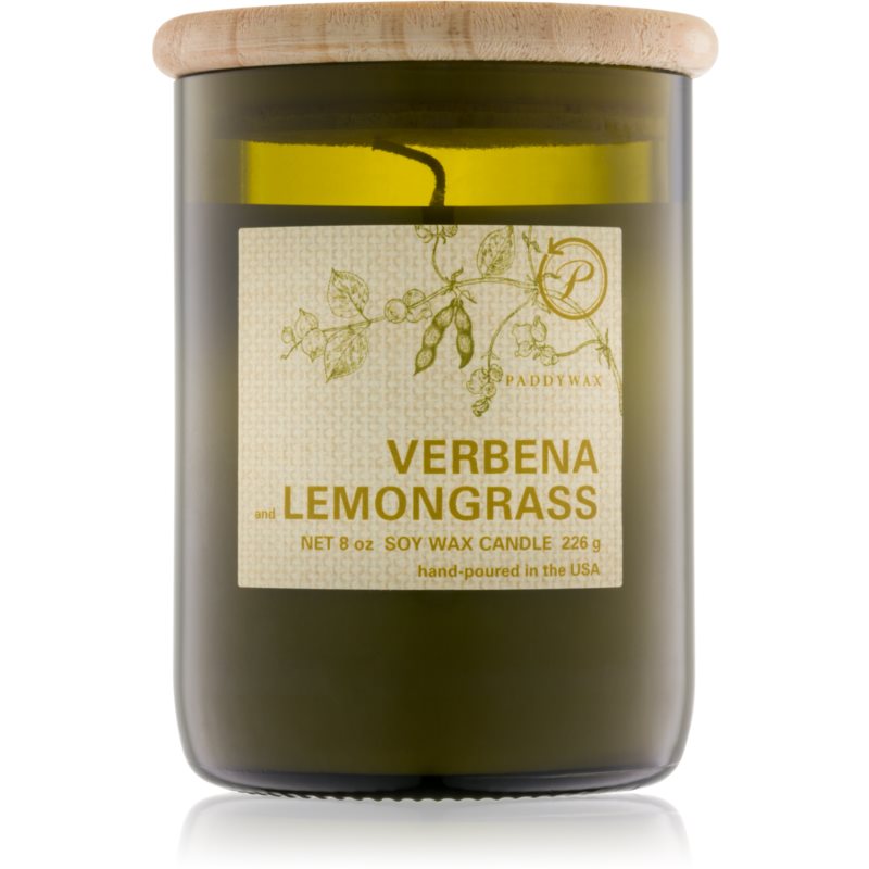 Paddywax Eco Green Verbena & Lemongrass scented candle 226 g

