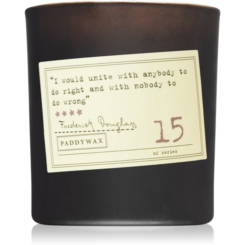 Paddywax Library Frederick Douglass scented candle 170 g
