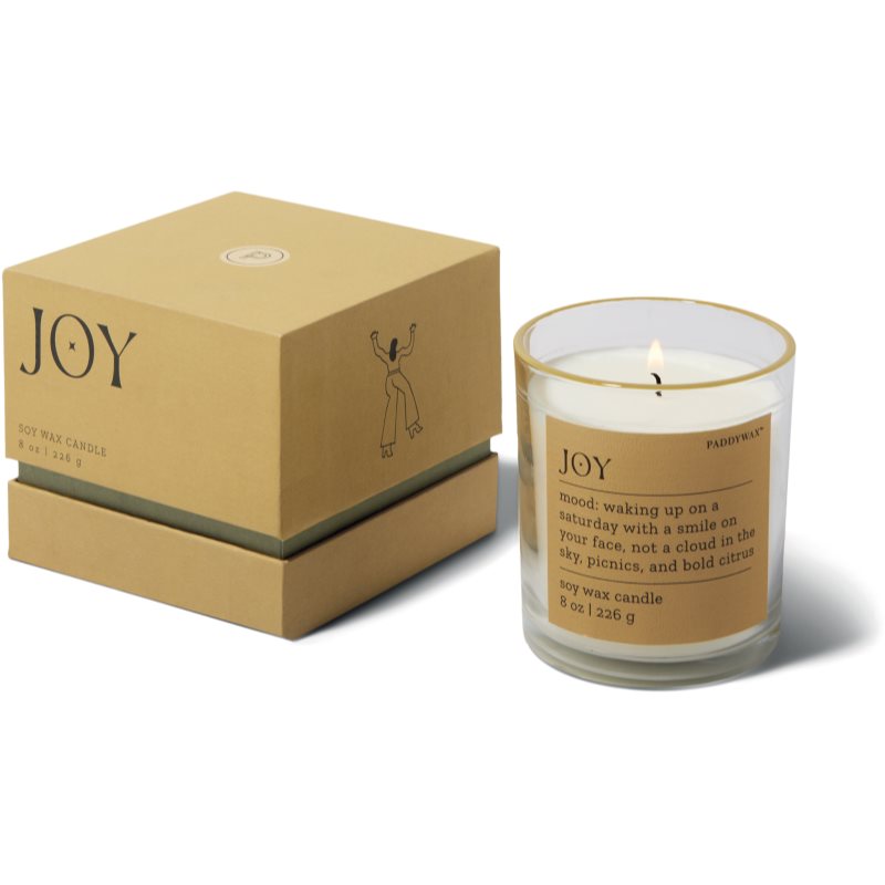 Paddywax Mood Joy Misted Lime vonná svíčka 226 g
