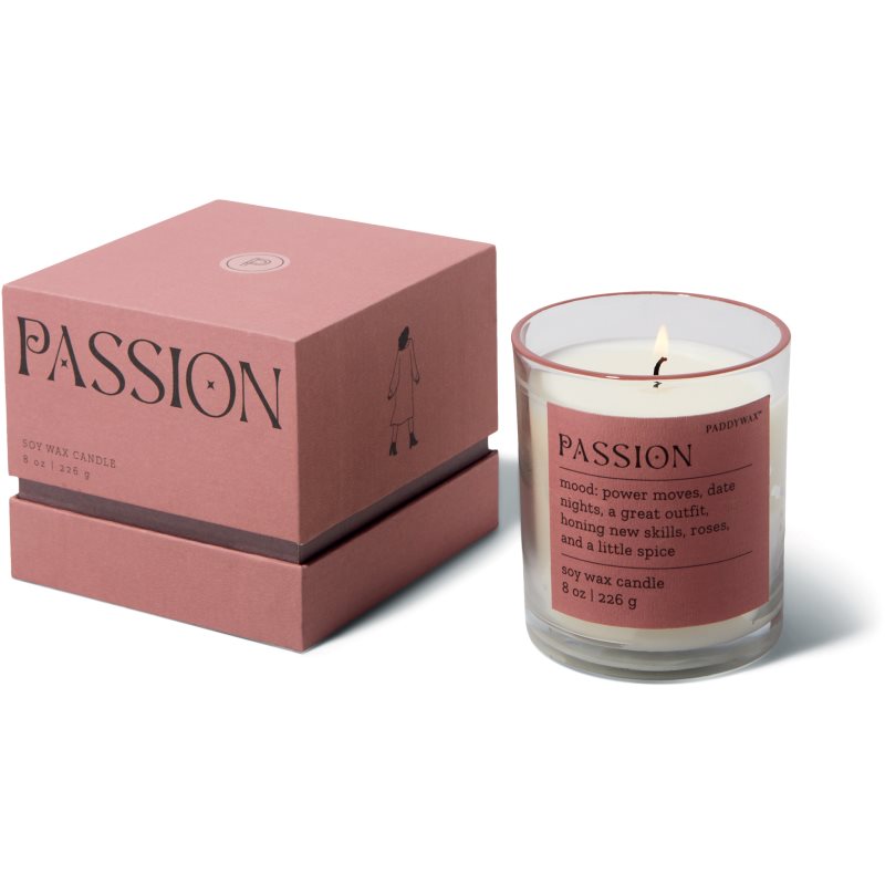 Paddywax Mood Passion Saffron Rose vonná svíčka 226 g