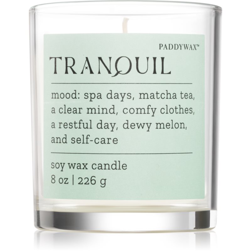 Paddywax Mood Tranquil Lush Palms vonná svíčka 226 g