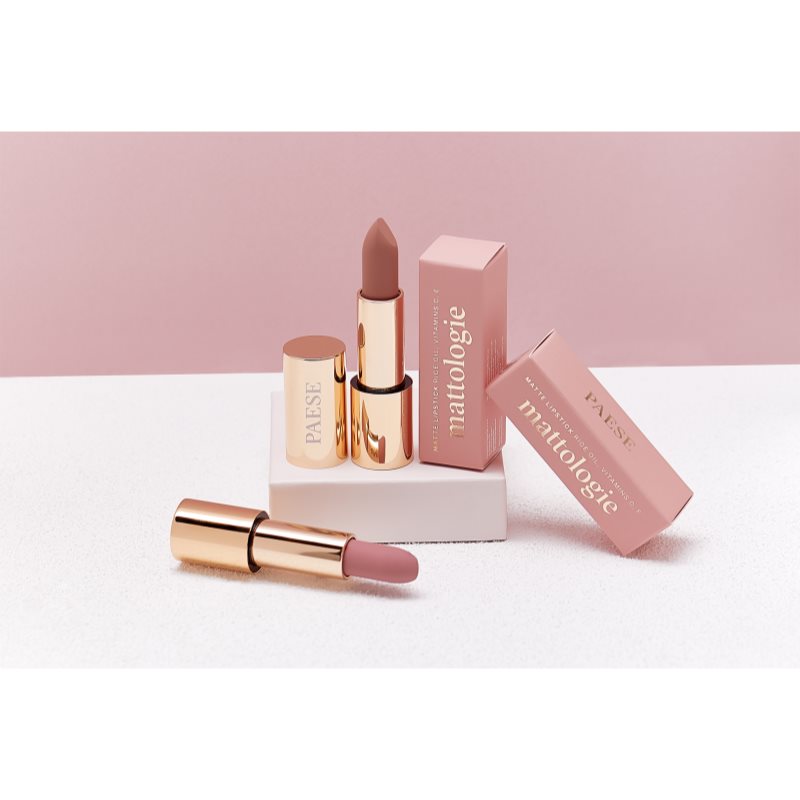 Paese Mattologie Lipstick matná rtěnka odstín 112 Vintage Red 4.3 g (obrázek 4)