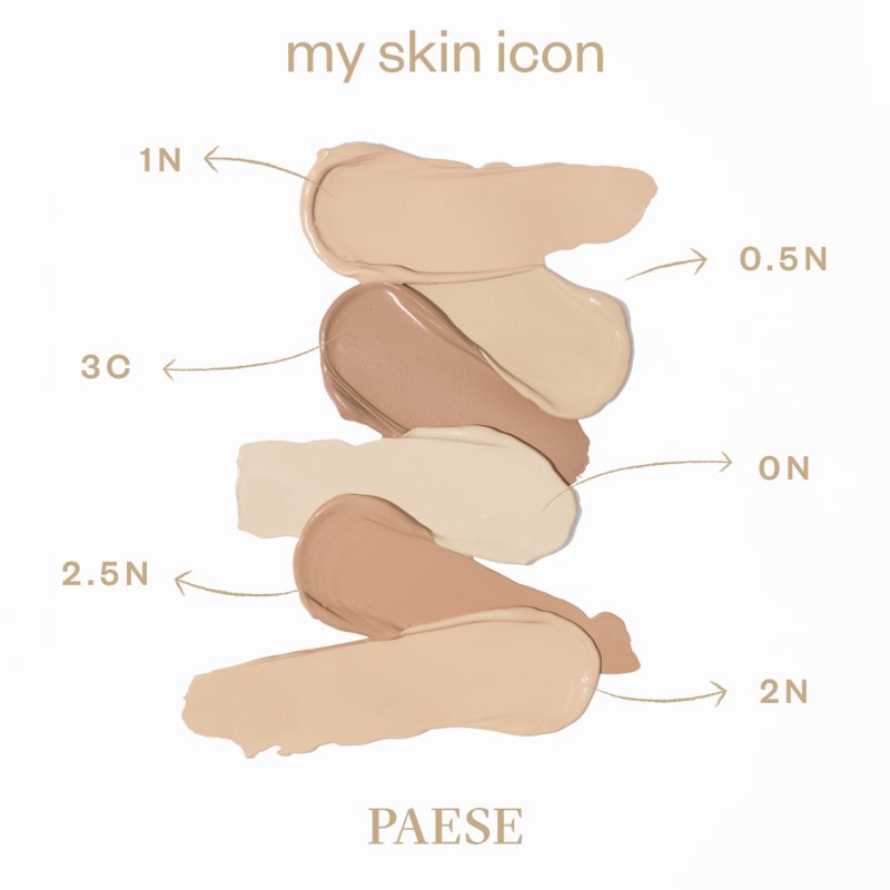 Paese My Skin Icon Mattifying Foundation Mattifying Foundation Shade 2W Warm Beige 33 Ml