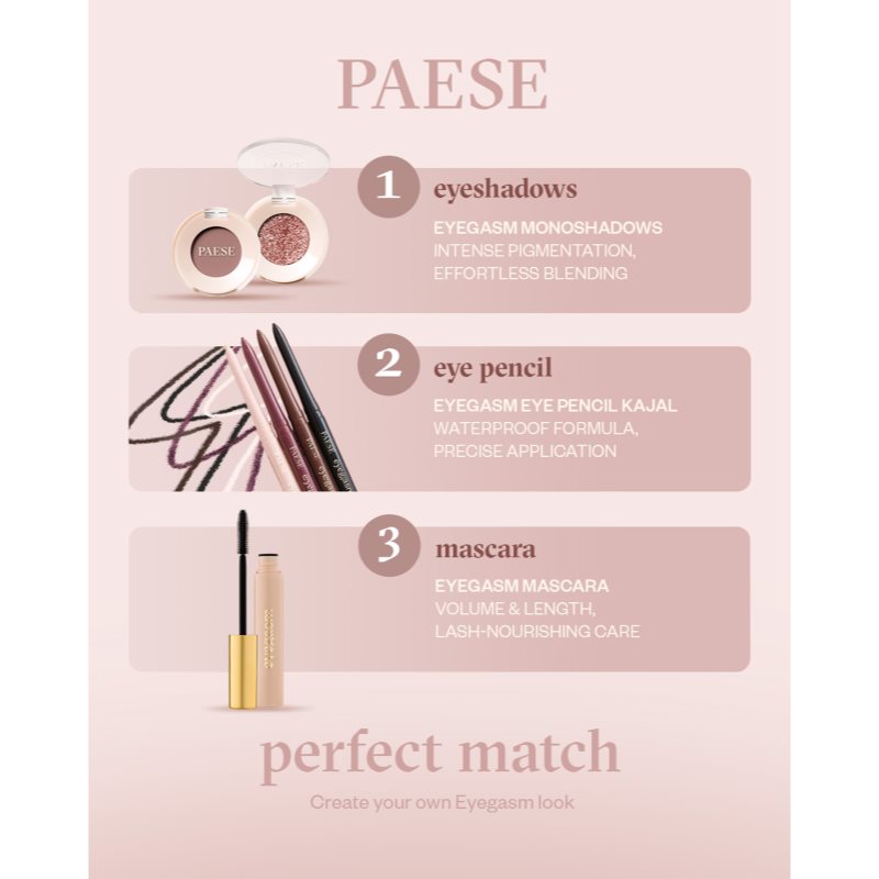 Paese Eyegasm Long Lasting Eye Pencil tužka na oči odstín brown 0.35 g (obrázek 7)