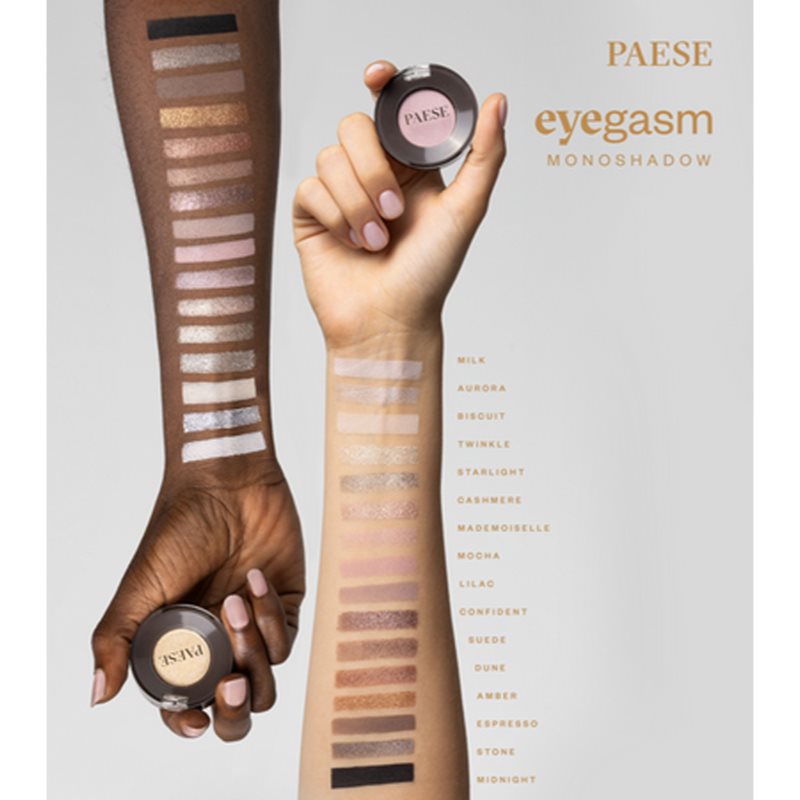 Paese Eyegasm Eyeshadow dlouhotrvající oční stíny odstín 22 Mist 1.5 g (obrázek 4)
