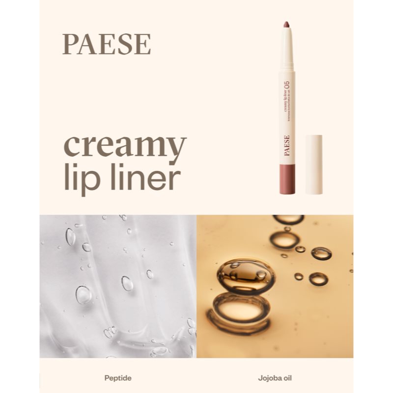 Paese Creamy Lip Liner krémová tužka na rty odstín 02 blush crush 0.6 g (obrázek 4)