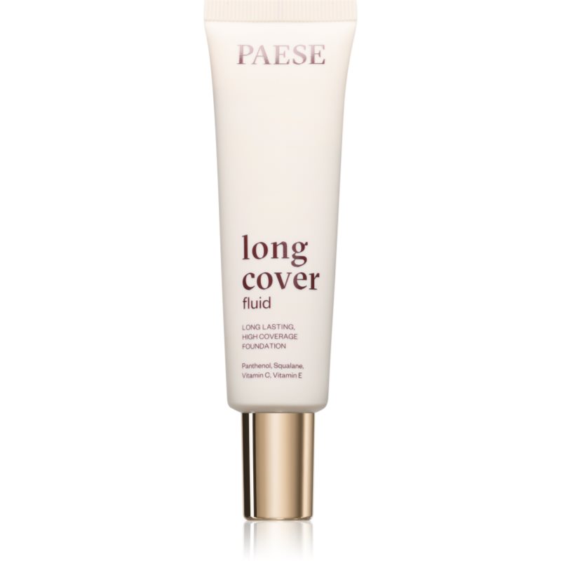 Paese Long Cover Fluid Tube Foundation vysoko krycí make-up odtieň 0,5 ivory 30 ml