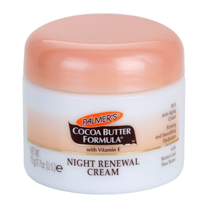 

Palmer’s Face & Lip Cocoa Butter Formula відновлюючий нічний крем проти старіння шкіри