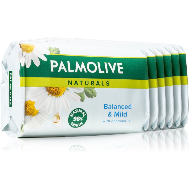 E-shop Palmolive Naturals Chamomile tuhé mýdlo s heřmánkem 6x90 g
