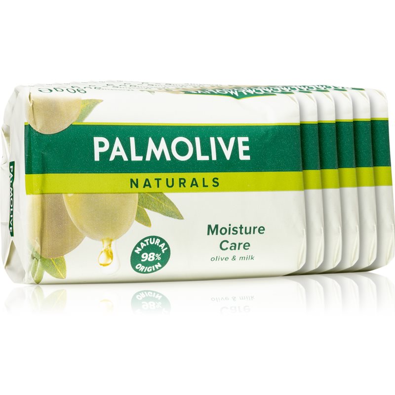 Palmolive Palmolive Naturals Milk & Olive Μπάρα σαπουνιού 6x90 γρ