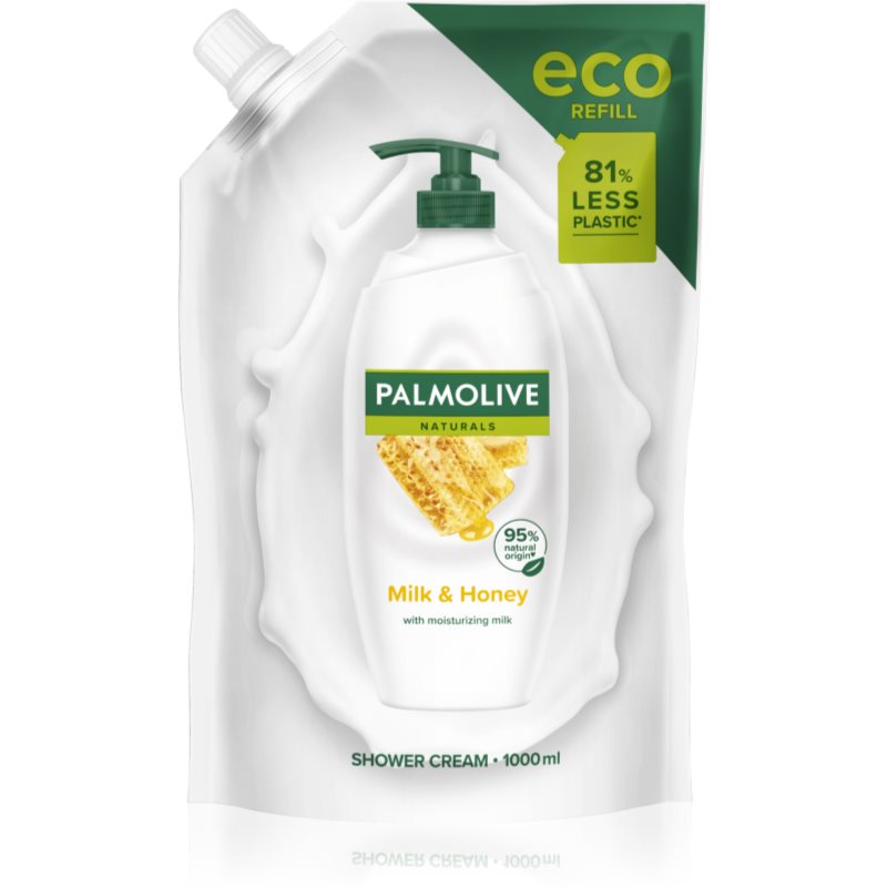 Palmolive Naturals Milk & Honey antistresni gel za prhanje nadomestno polnilo 1000 ml