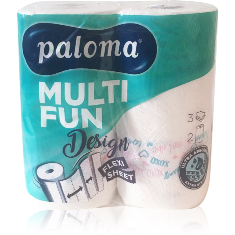 Paloma Multi Fun Flexi Sheet virtuvinės servetėlės 2 vnt.