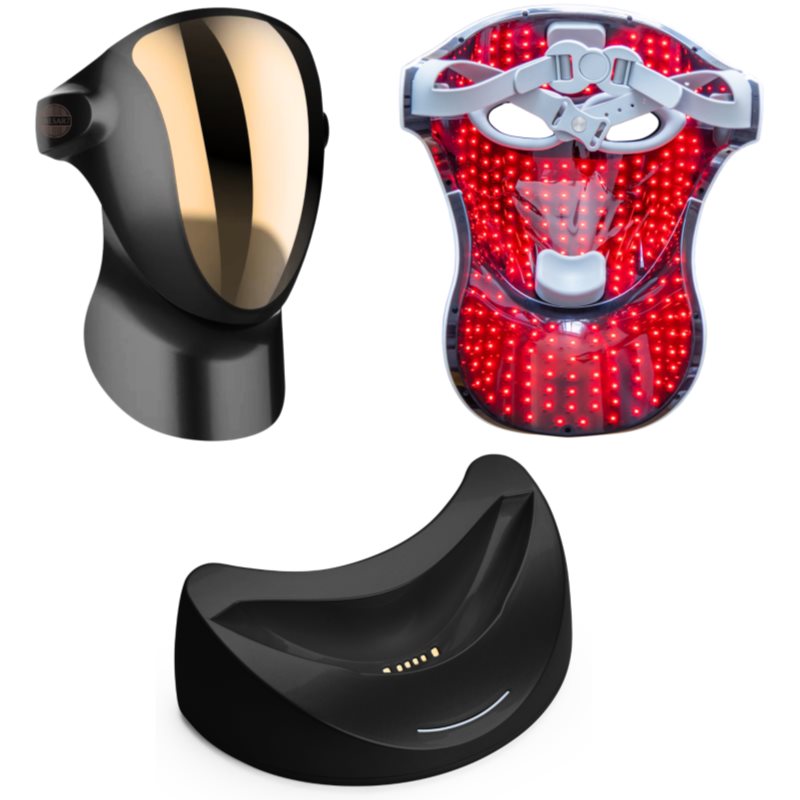 PALSAR7 Exclusive Set Professional LED Mask & Galvanic Iron set za zvýhodněnou cenu Black/Gold (obrázek 3)