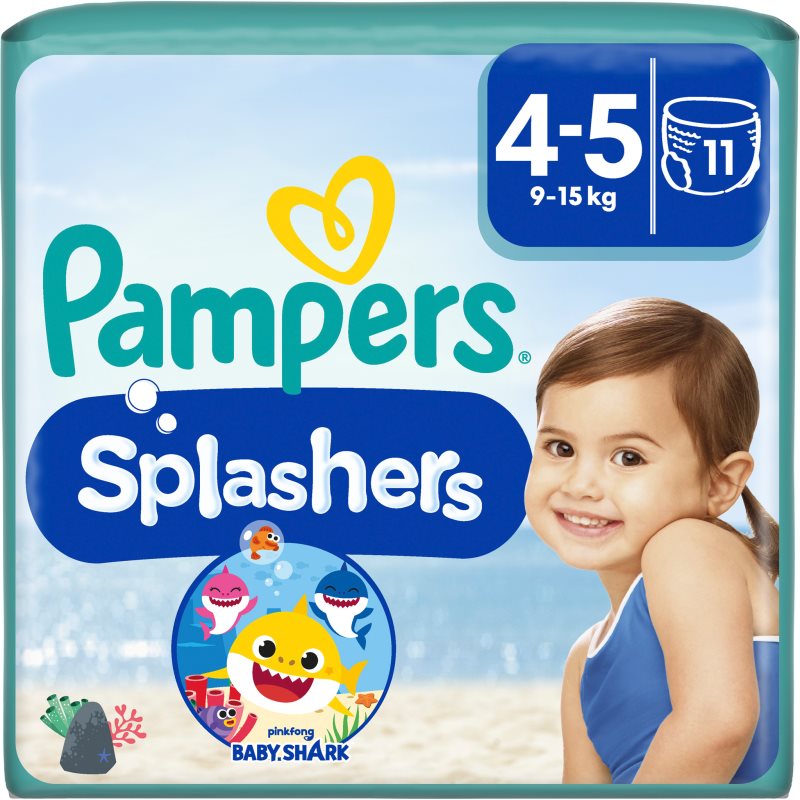 Pampers Splashers 4-5 одноразові підгузки-трусики для плавання 9-15 Kg 11 кс