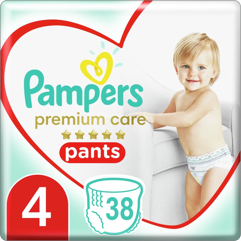 Pampers Premium Care Pants Maxi Size 4 одноразові підгузки-трусики 9-15 Kg 38 кс
