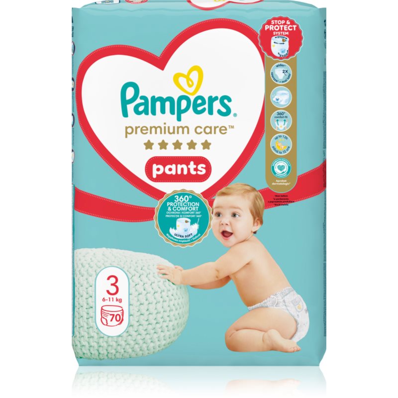 Pampers Pants Premium Care, vel. 3, 70 ks
