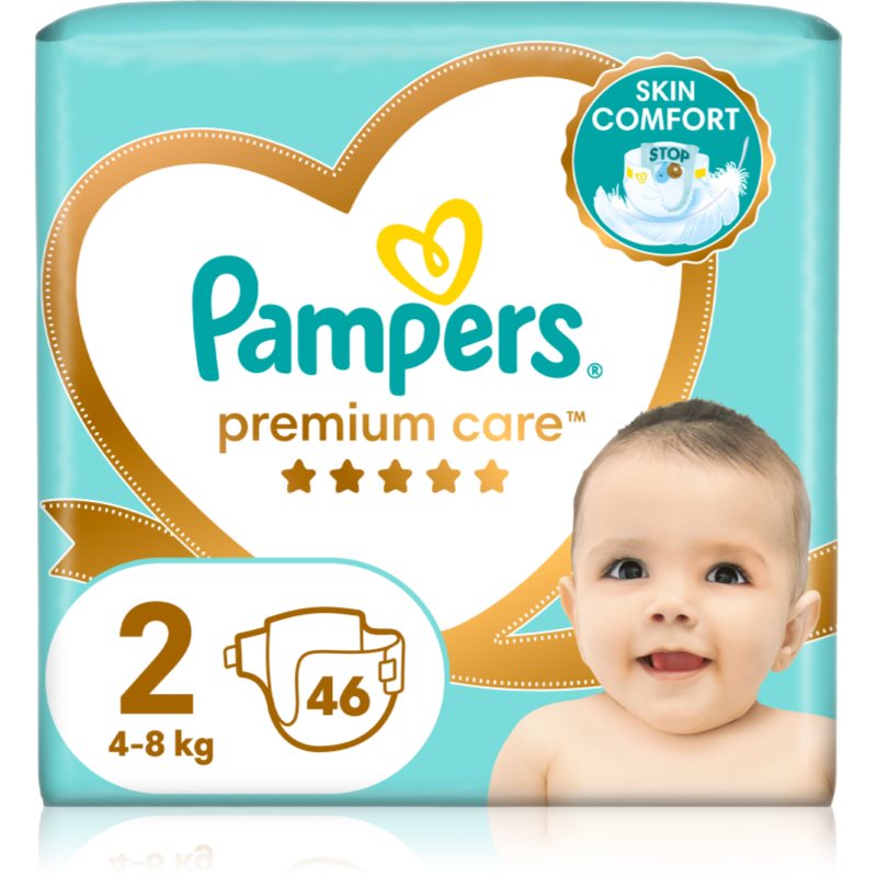 Pampers Premium Care Size 2 engångsblöjor 4-8kg 46 st. unisex