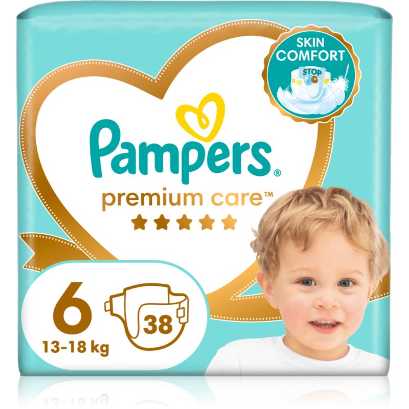 Pampers Premium Care Size 6 couches jetables 13+ kg 38 pcs unisex