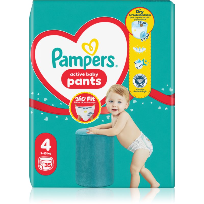 Pampers Active Baby Pants, vel. 4, 35 ks