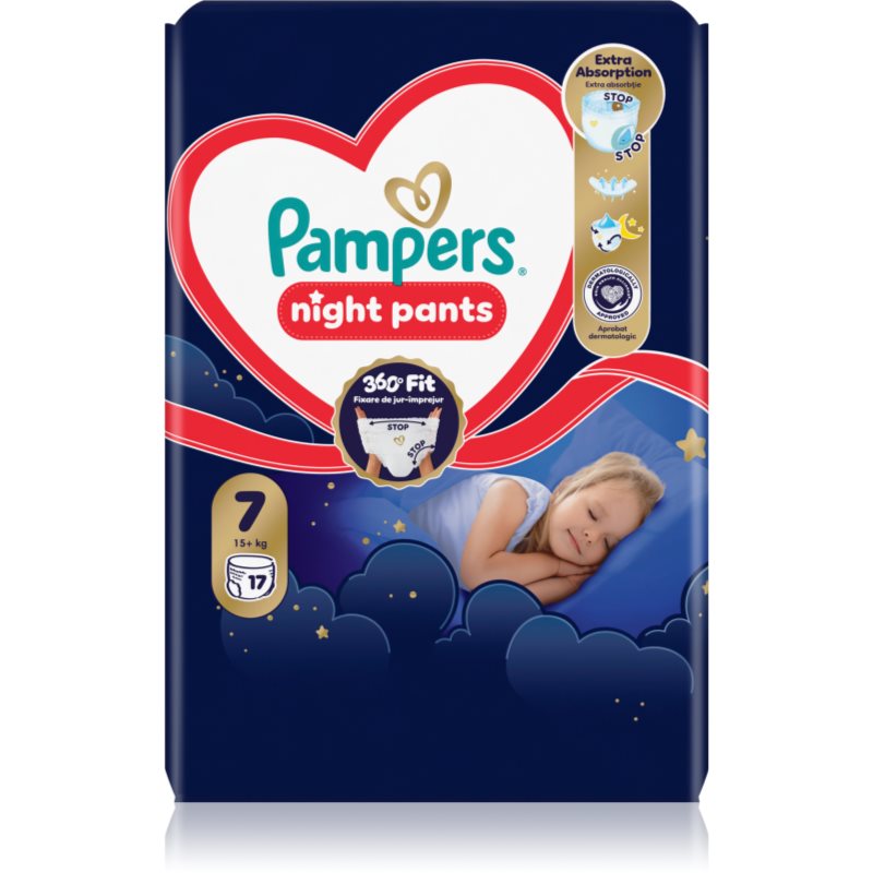 Pampers Pants Night, vel. 7, 17 ks
