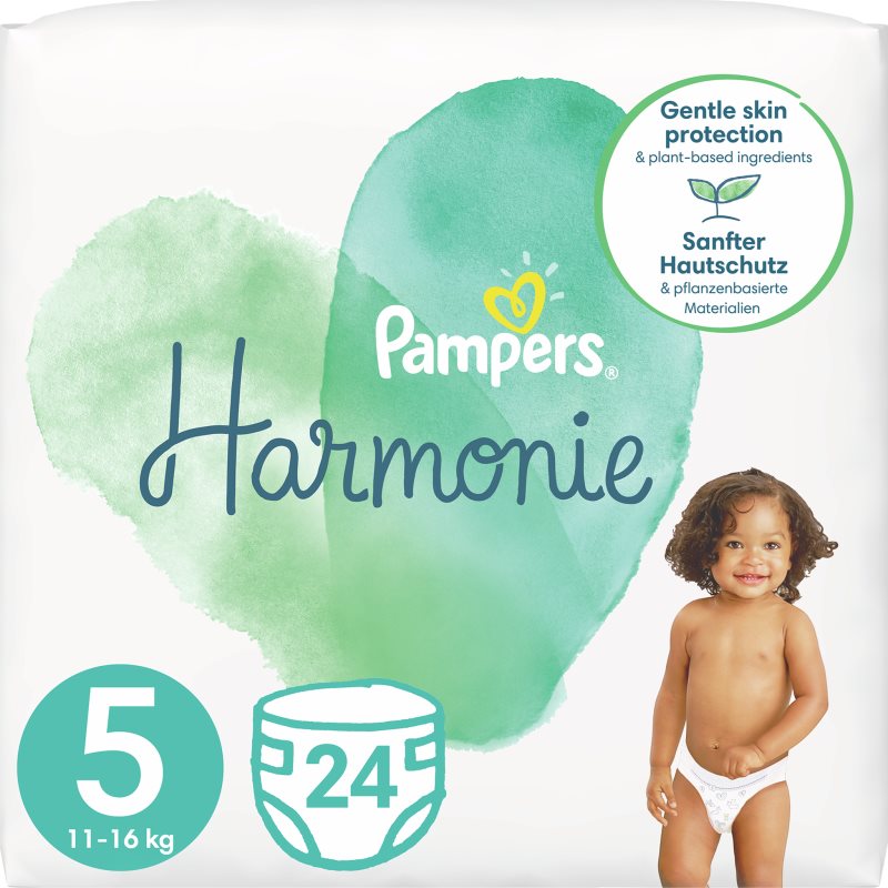 Pampers Harmonie Value Pack Size 5 одноразові підгузки 11-16 Kg 24 кс