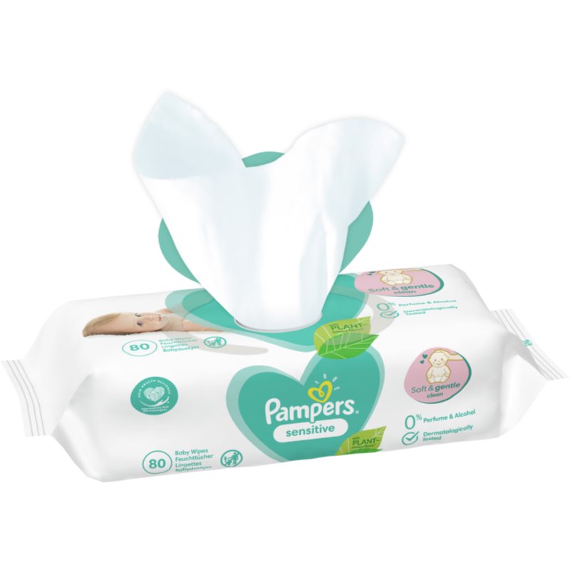 Pampers Sensitive XXL Wet Wipes For Kids For Sensitive Skin 6x80 Pc