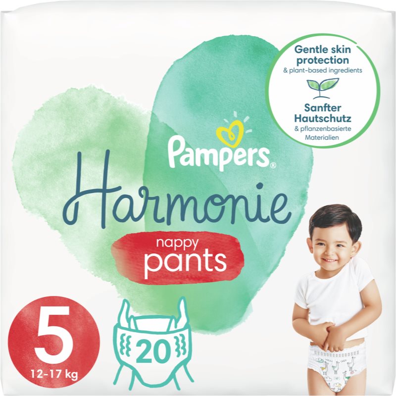 Pampers Harmonie Pants Size 5 plenkové kalhotky 12-17 kg 20 ks