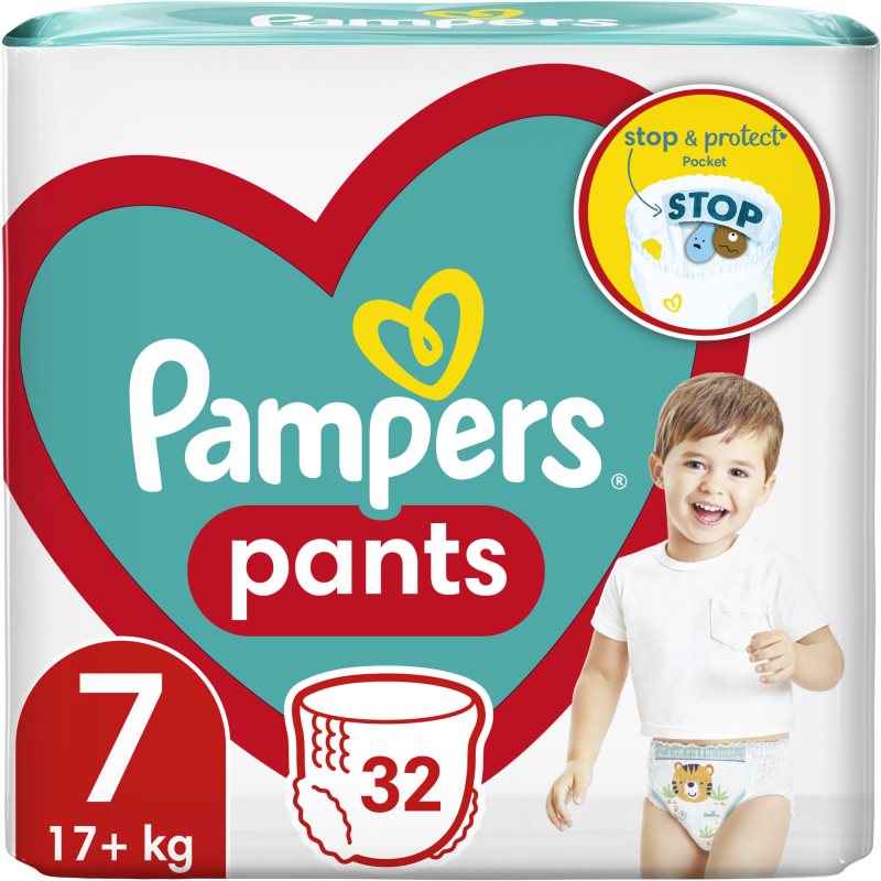 Pampers Active Baby Pants Size 7 одноразові підгузки-трусики 17+ Kg 32 кс