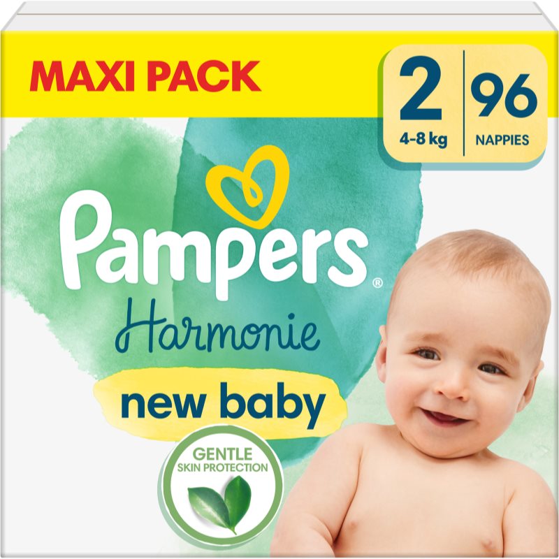 Pampers Harmonie Size 2 disposable nappies 4-8 kg 96 pc
