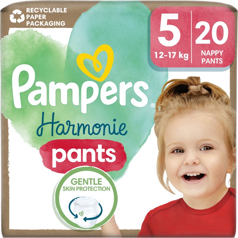 E-shop Pampers Harmonie Pants Size 5 plenkové kalhotky 12-17 kg 20 ks