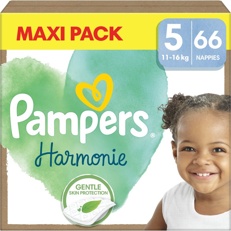 Pampers Harmonie Size 5 disposable nappies 11-16 kg 66 pc

