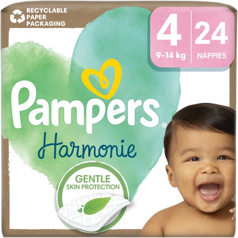 Pampers Harmonie Size 4 disposable nappies 9-14 kg 24 pc
