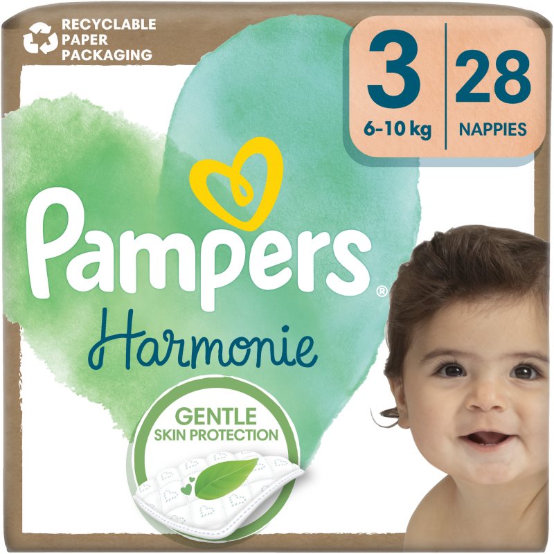 Pampers Harmonie Size 3 disposable nappies 6-10 kg 28 pc
