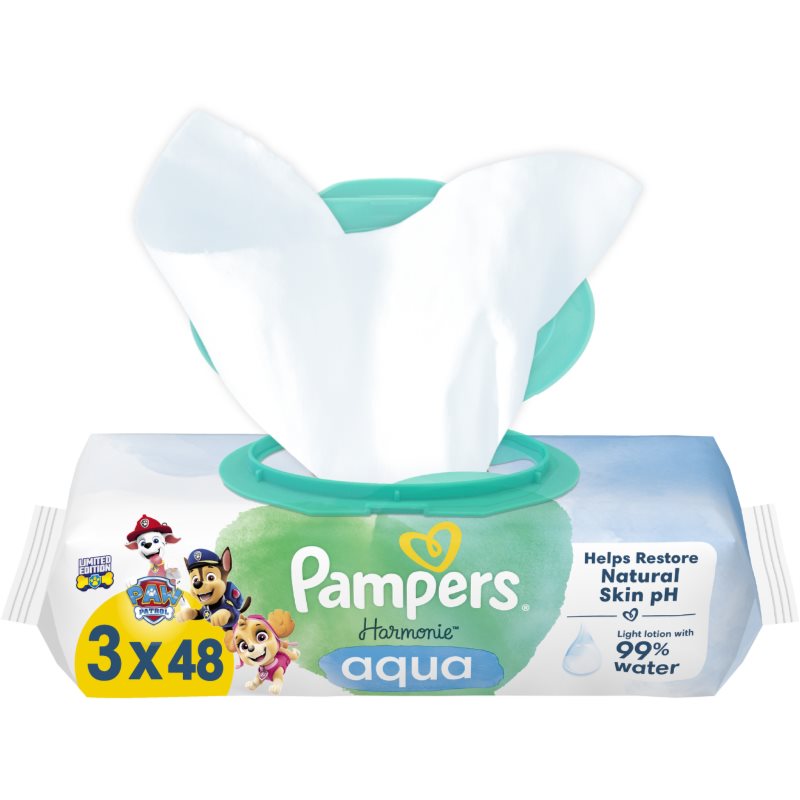 Pampers Harmonie Aqua Paw Patrol feuchte Feuchttücher für Kinder 720 St.