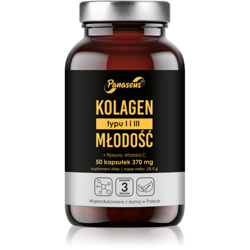 Panaseus Kolagen Młodość kapsułki z kolagenem 50 caps.