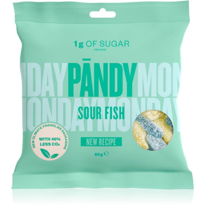 E-shop Pändy Candy Sour Fish želé bonbóny bez přidaného cukru 50 g