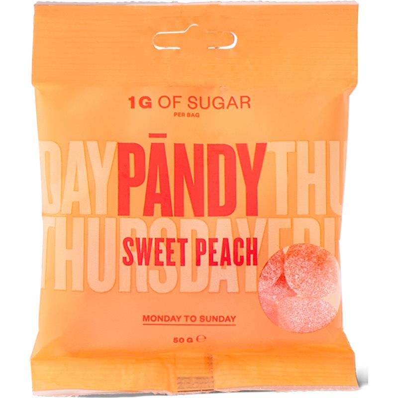 Pändy Candy Sweet Peach želé cukríky 50 g