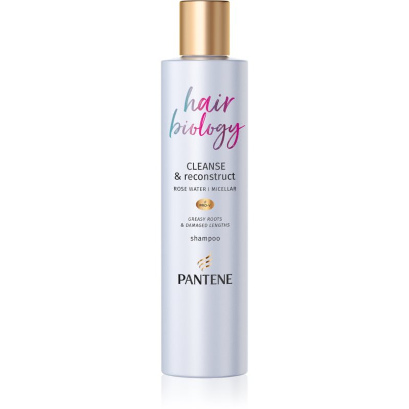 Pantene Hair Biology Cleanse & Reconstruct šampūnas riebiems plaukams 250 ml