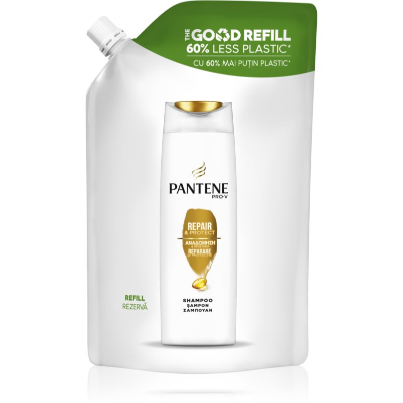 Pantene Repair & Protect shampoo rinforzante per capelli rovinati ricarica 480 ml