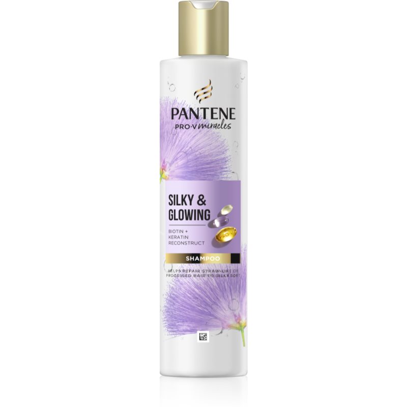 Pantene Pro-V Miracles Silky & Glowing shampoing rénovateur à la kératine 250 ml female