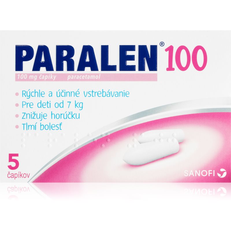 Paralen 100 mg Deti čapíky 5 ks kúpite na Notino.sk