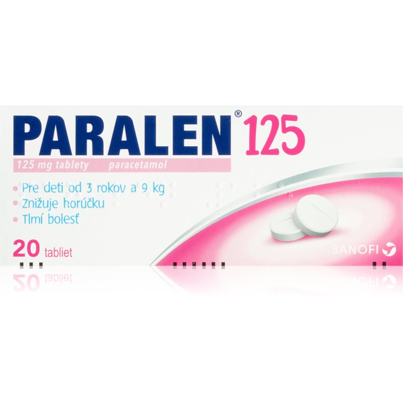 Paralen 125 mg Deti tablety 20 tbl kúpite na Notino.sk