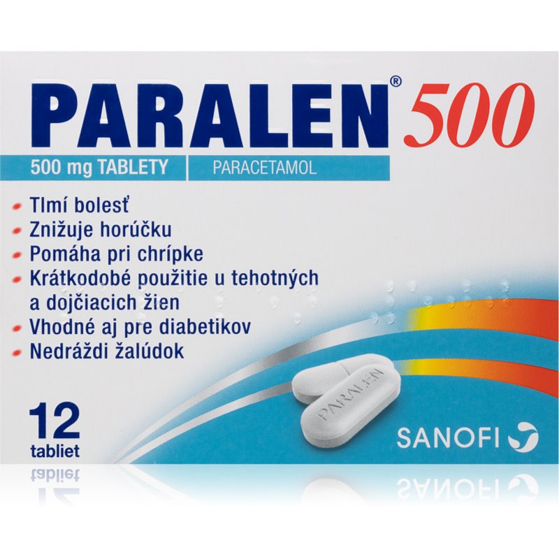 Paralen 500 mg tablety 12 tbl