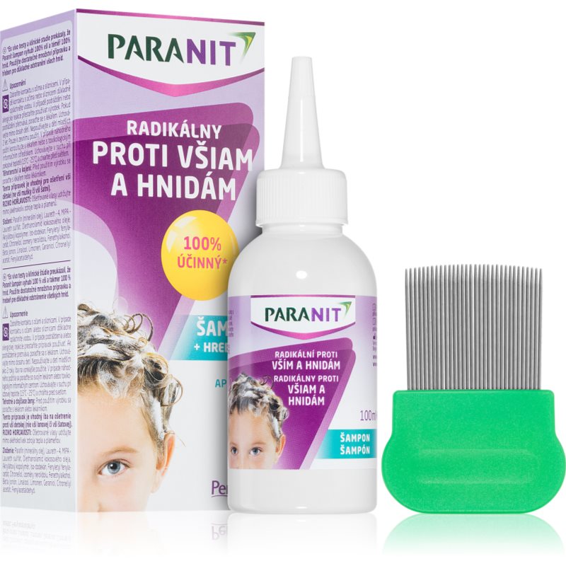 Paranit Radikální šampon + hřeben šampón proti všiam 100 ml kúpite na Notino.sk