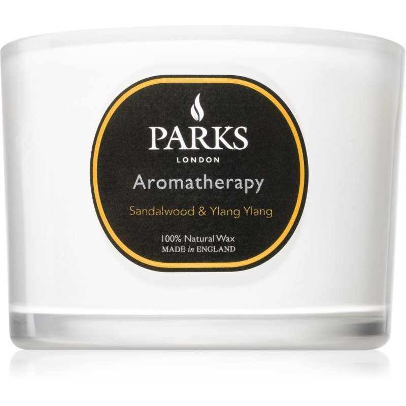 Parks London Aromatherapy Sandalwood & Ylang Ylang vonná svíčka 80 g