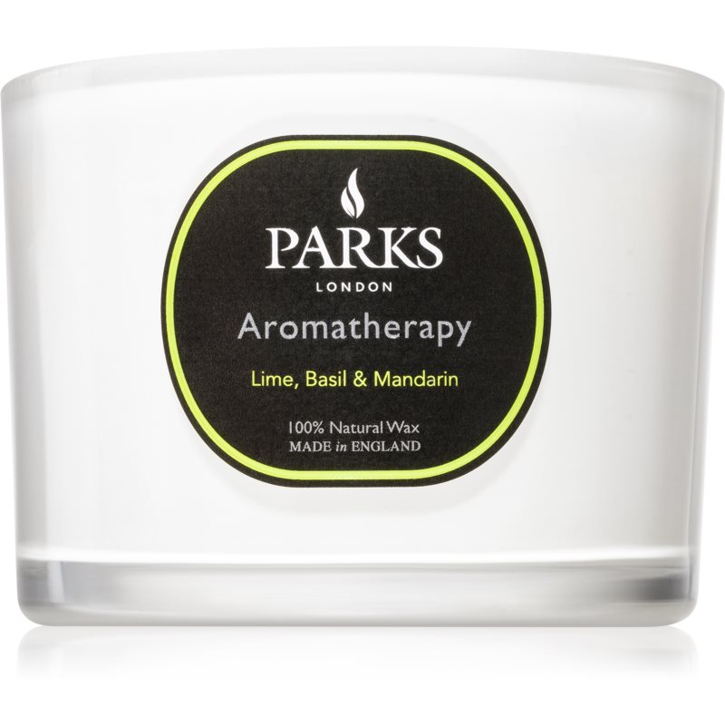 Parks London Aromatherapy Lime, Basil & Mandarin kvapioji žvakė 350 g