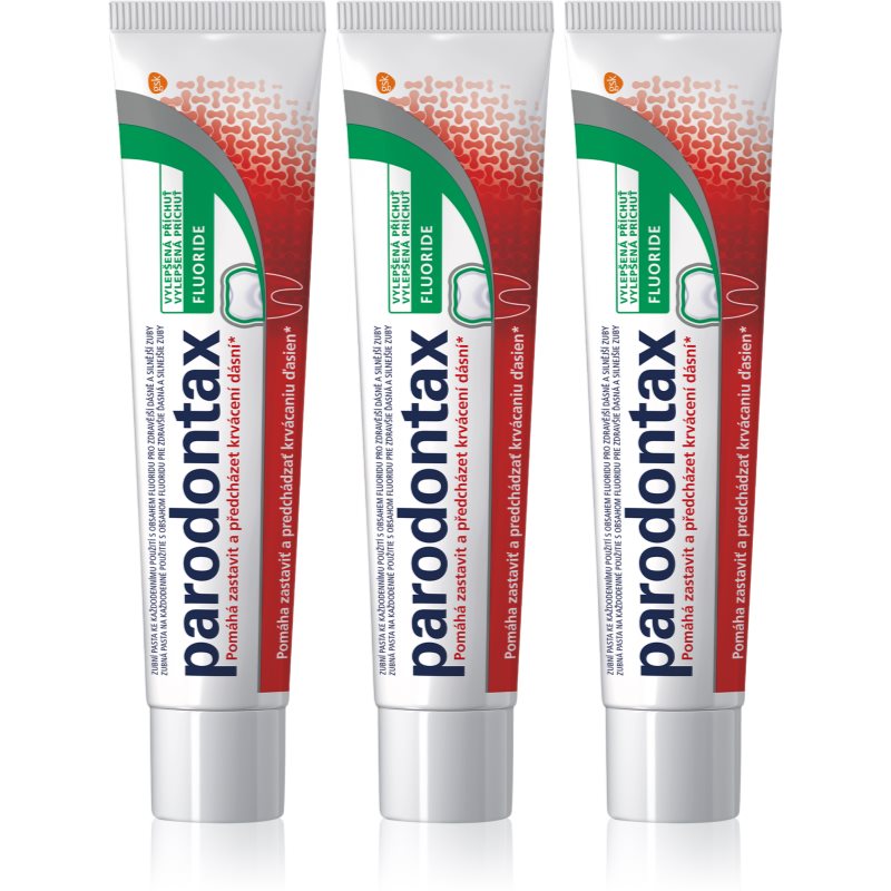 E-shop Parodontax Fluoride zubní pasta proti krvácení dásní 3x75 ml