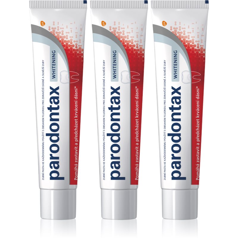 Parodontax Whitening відбілююча зубна паста проти кровоточивості ясен 3x75 мл