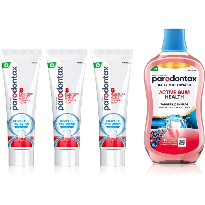 Parodontax Complete Protection & Active Gum Health Extra Fresh комплект за здрави зъби и венци